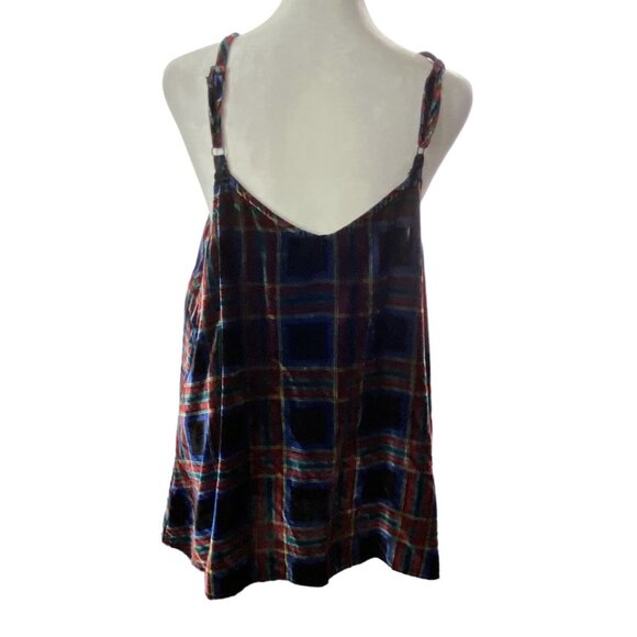 TORRID Women Velvet Cami Top Cropped Sophie Tank Swing Size 0/L Black 2-5 - Picture 14 of 14
